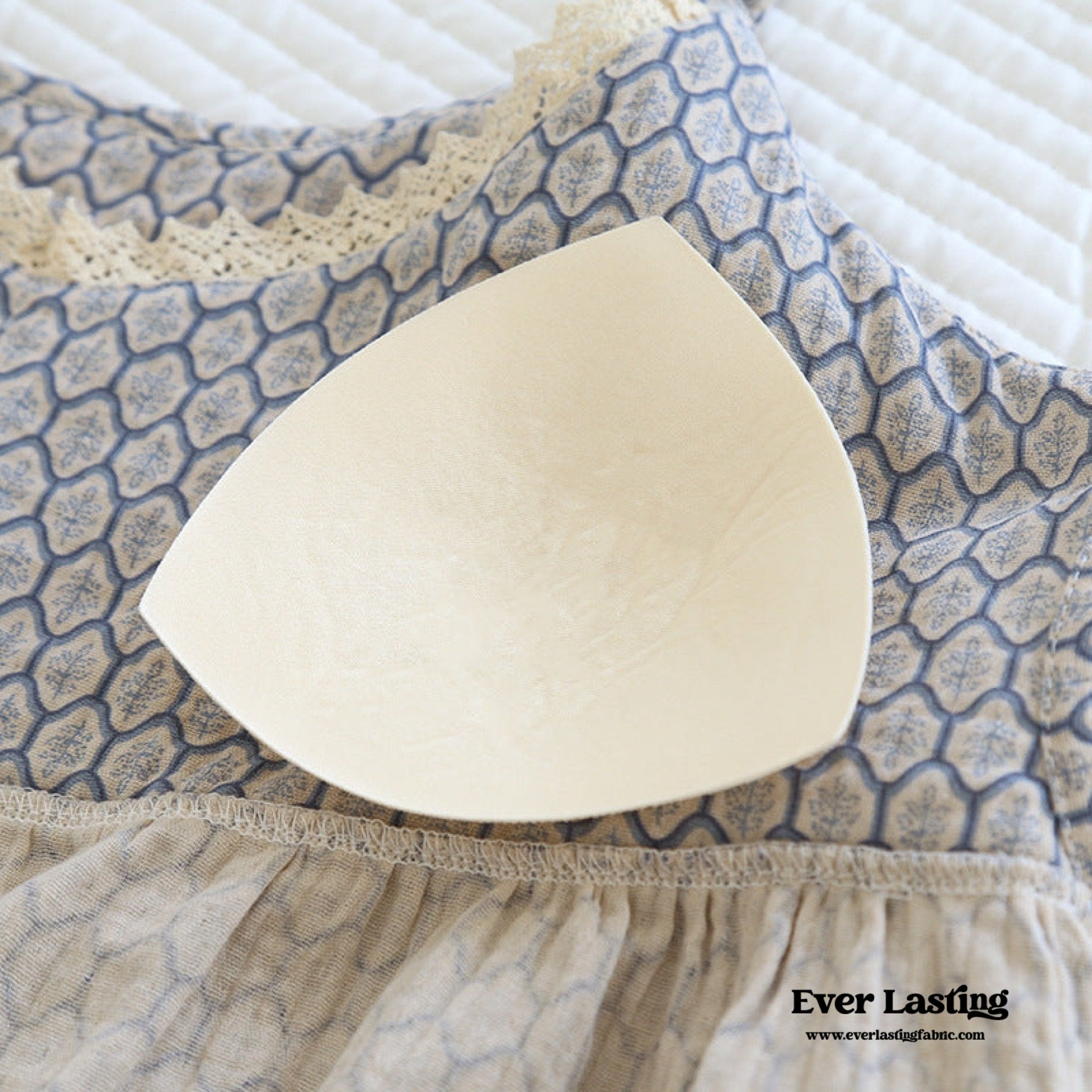 Floral V Tank and Long Pants with Cardigan Cotton Pajama Set / White