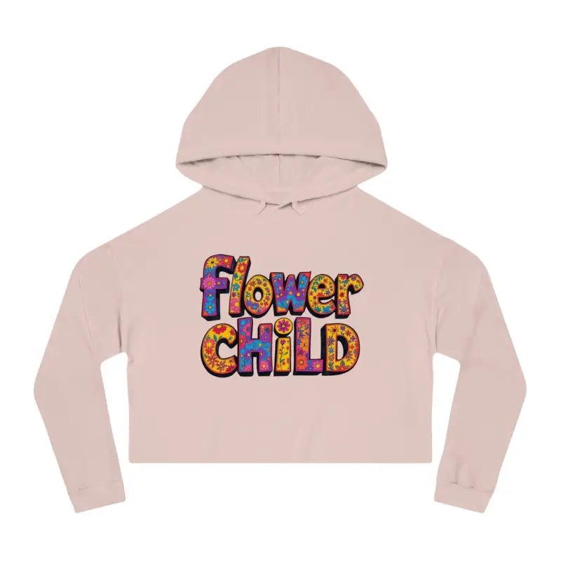 Ocean State Styles Hoodie Flower Child Cropped Floral Print
