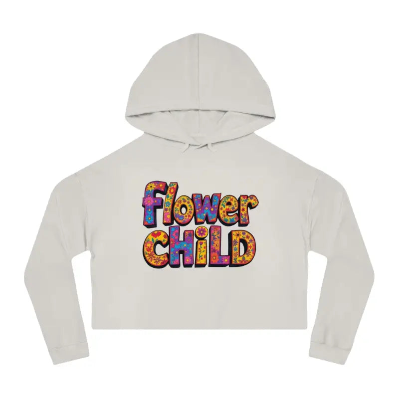 Ocean State Styles Hoodie Flower Child Cropped Floral Print