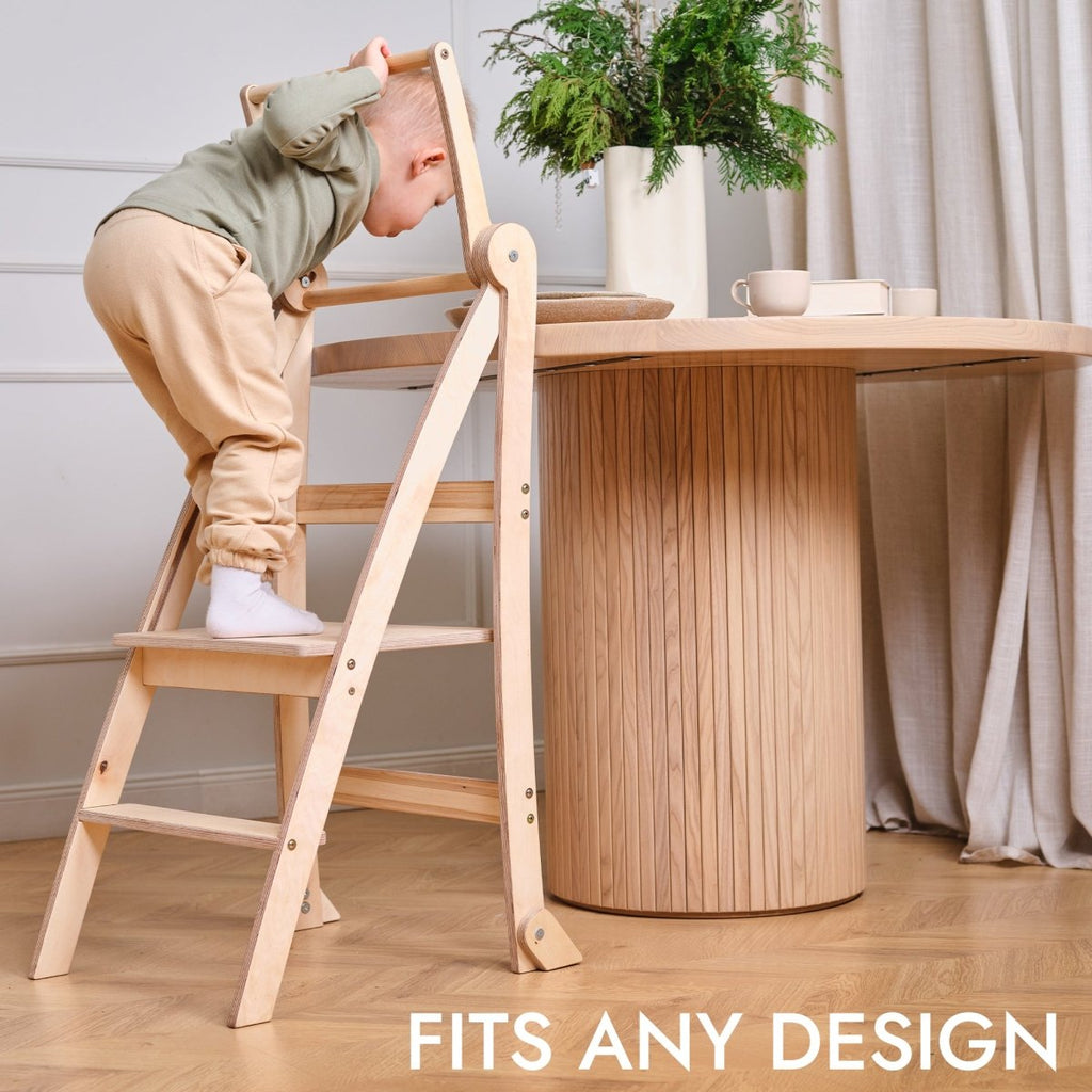 Helper Tower: A Multi-functional Foldable Step Stool for Kids