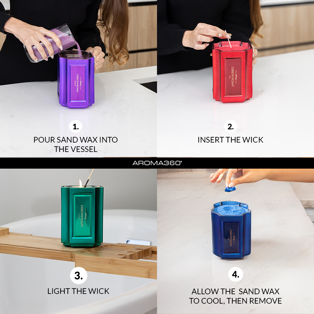 (Red) Bougie Sand Wax Refill