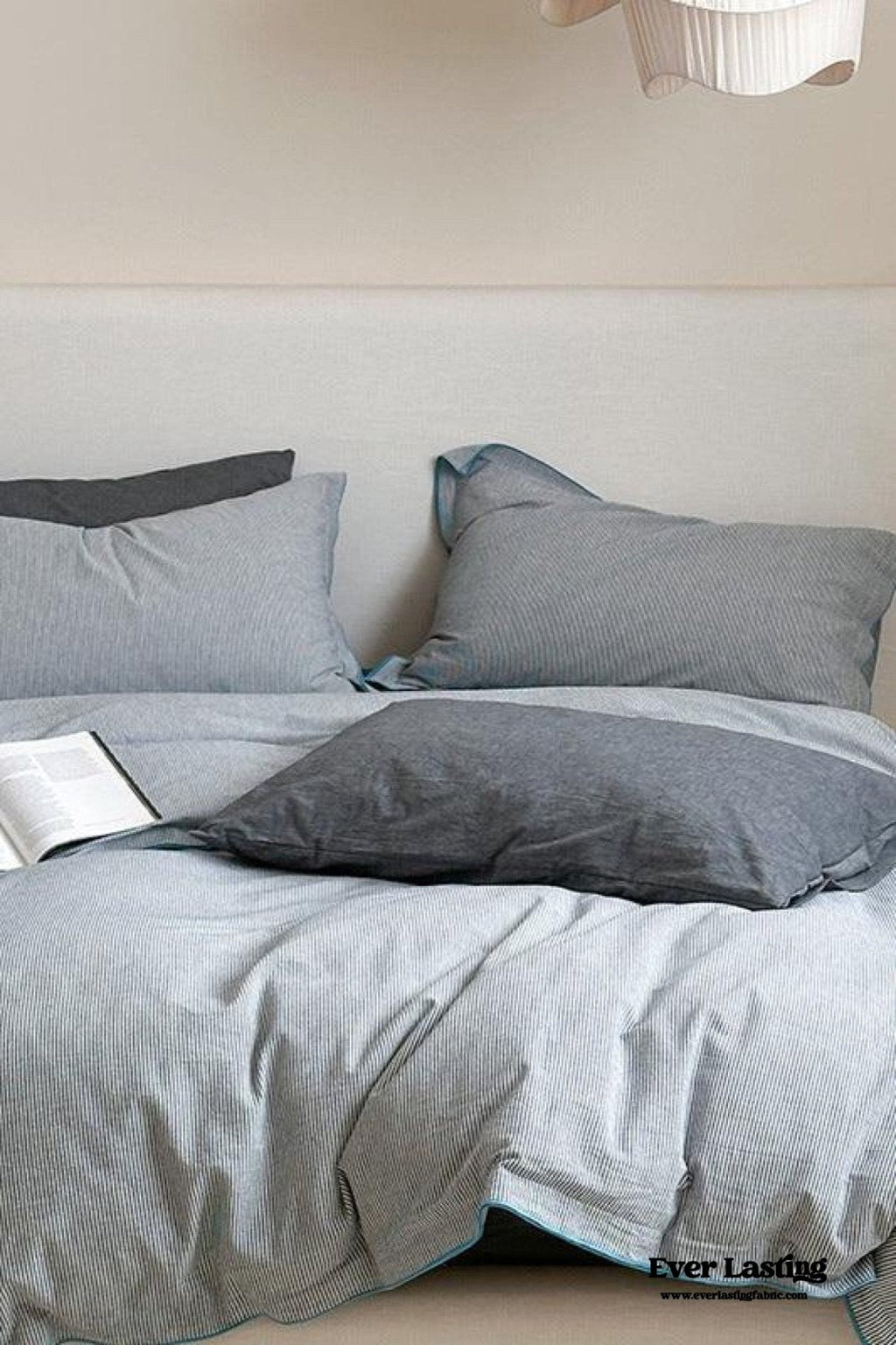 Joce Striped Bedding Set / Blue