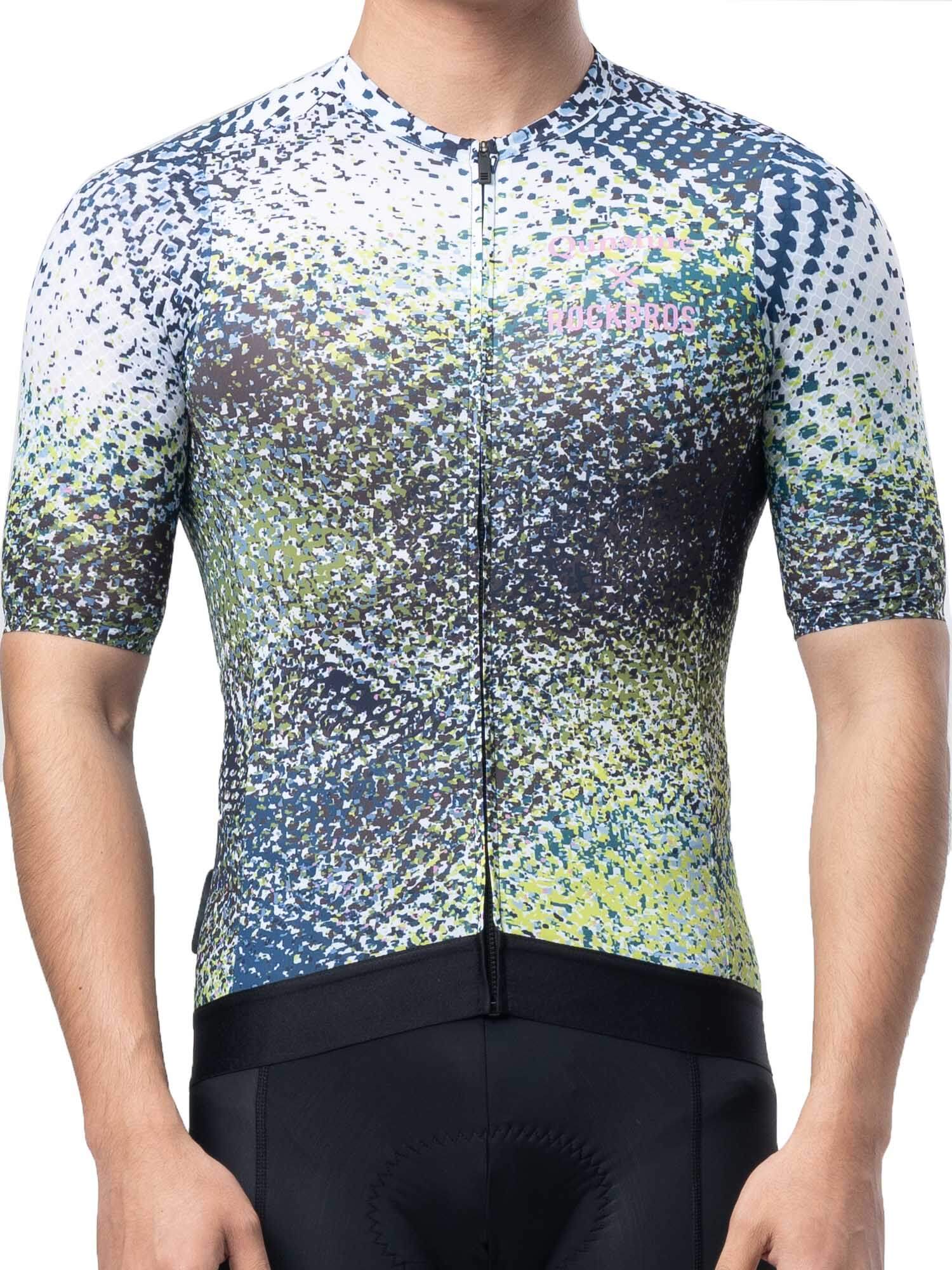 Men's Camouflage Short-Sleeve Cycling Jersey
