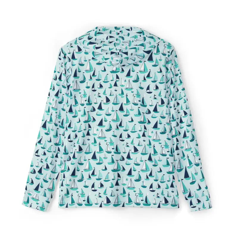 Ocean State Styles HarborLane Hoodie Sailboat Pattern Mens