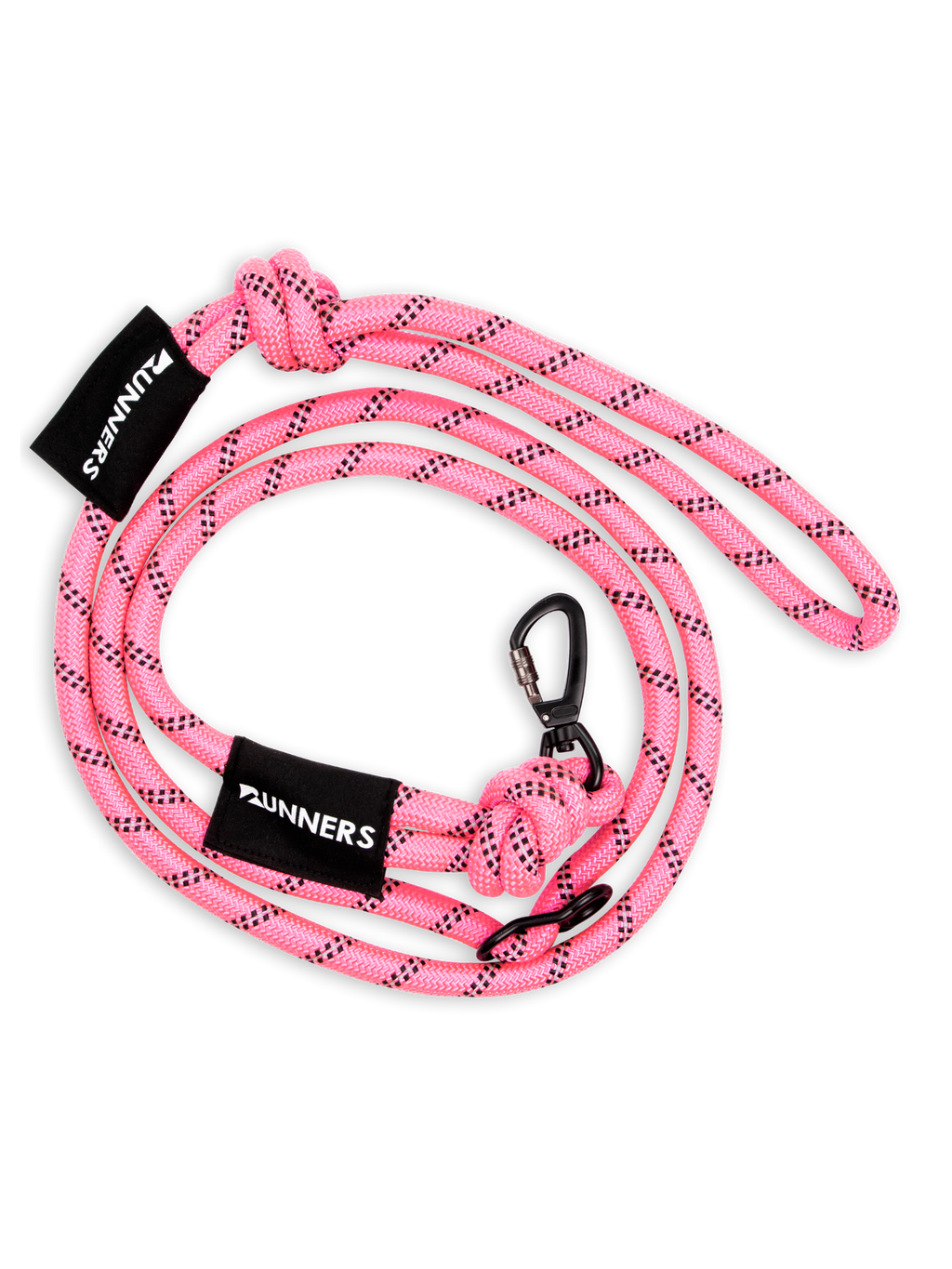 Neon Pink Runners Hands-Free Dog Leash