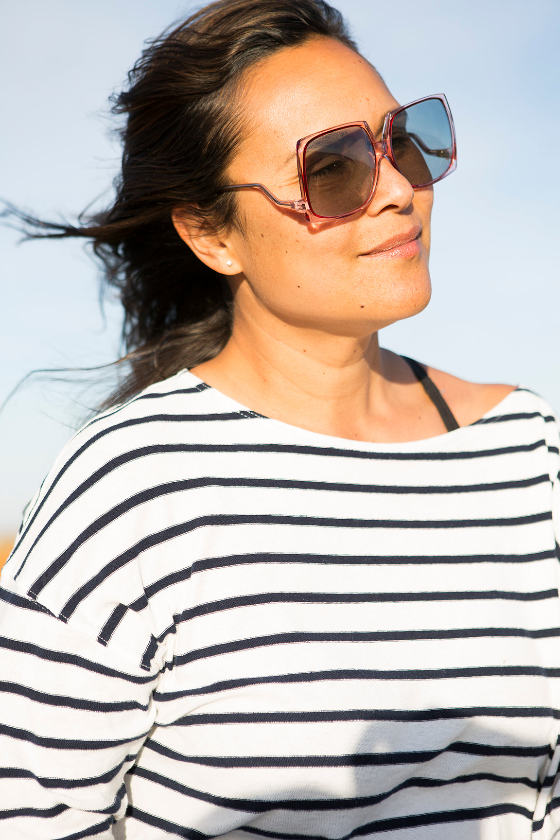 Vintage Women's Sunglass Square Transition Lens - Twigs