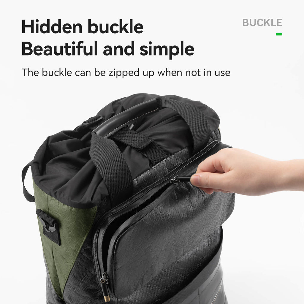 ROAD TO SKY Recycled Tire Bike Panniers - 12L