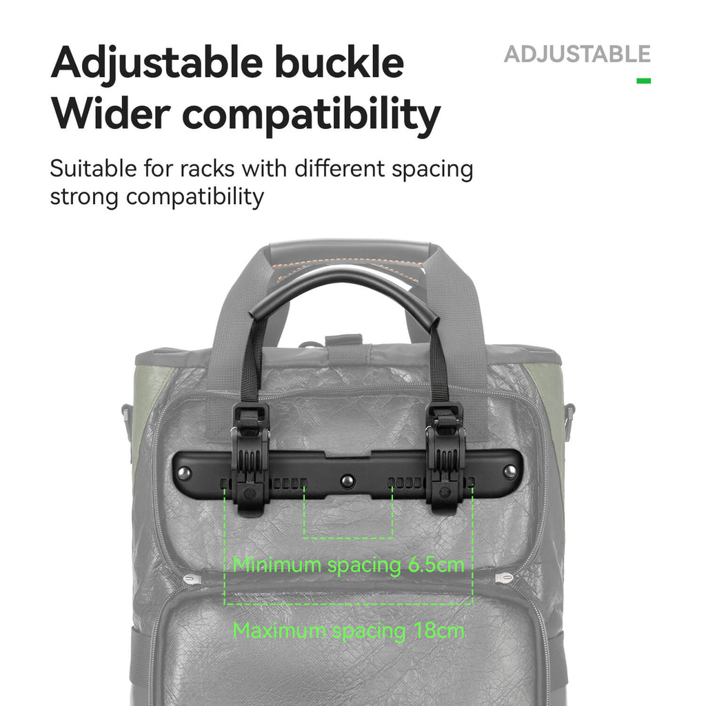 ROAD TO SKY Recycled Tire Bike Panniers - 12L