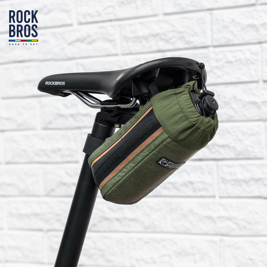 ROAD TO SKY Recycled Tire Bike Water Bottle Bag - 0.8L