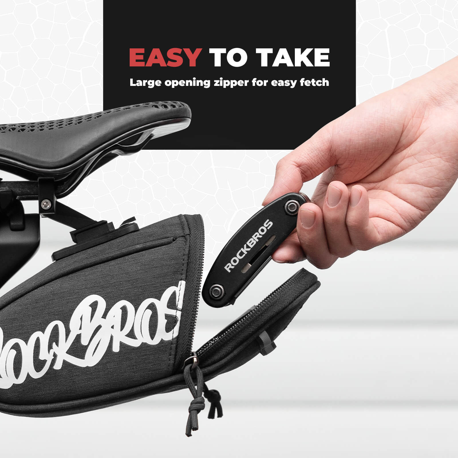 FlashRide Sketch Bike Saddle Bag - 0.8L