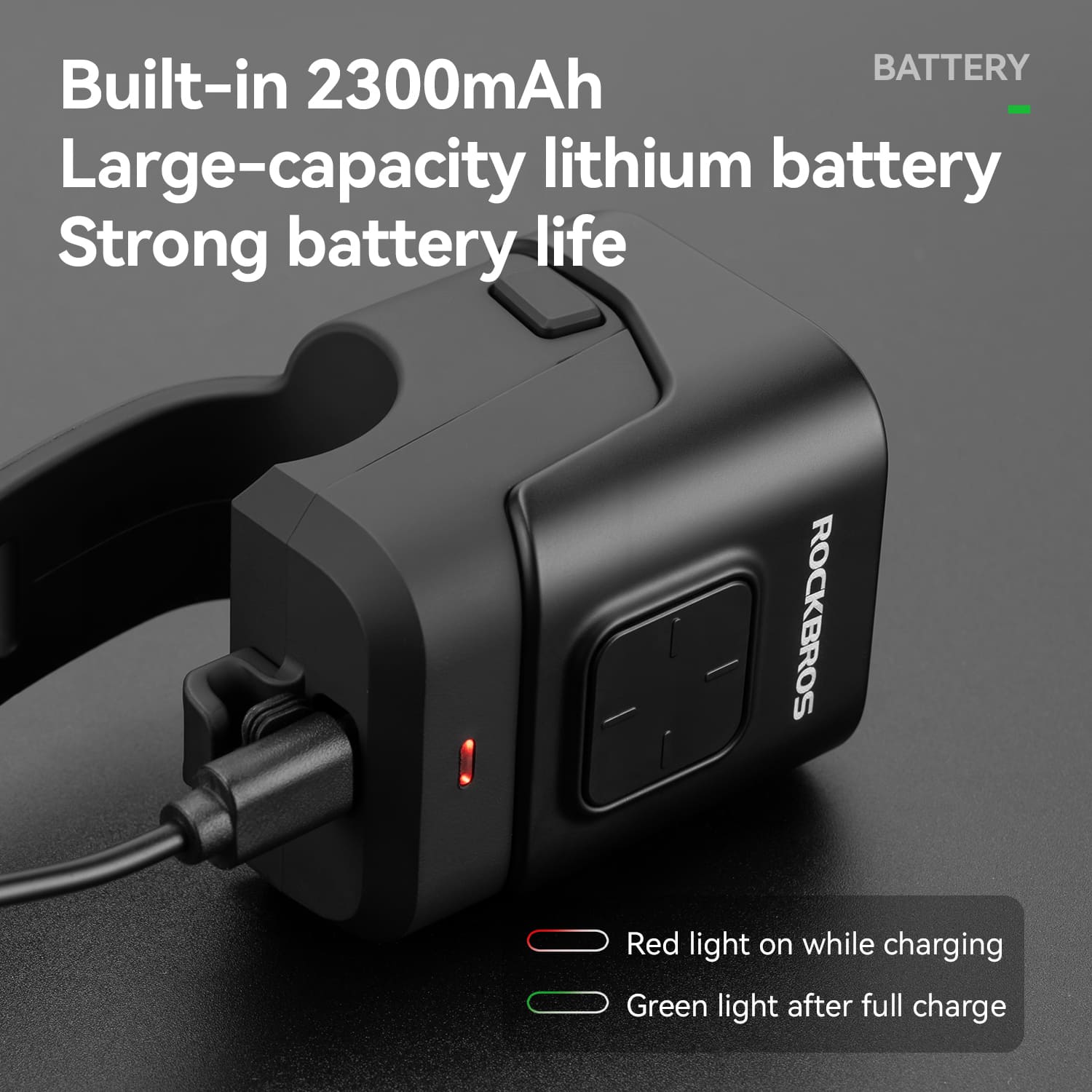 2-in-1 Bike Horn & Front Light -  450lm