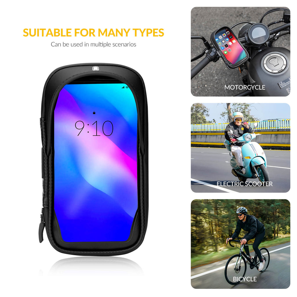 360° Rotating Bike Phone Mount Bag