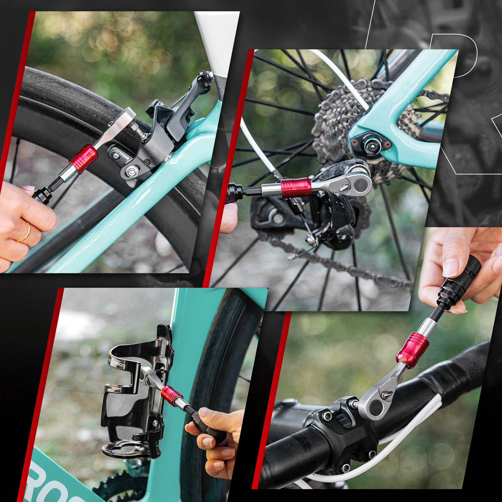 72-Tooth Bike Ratchet Wrench Set