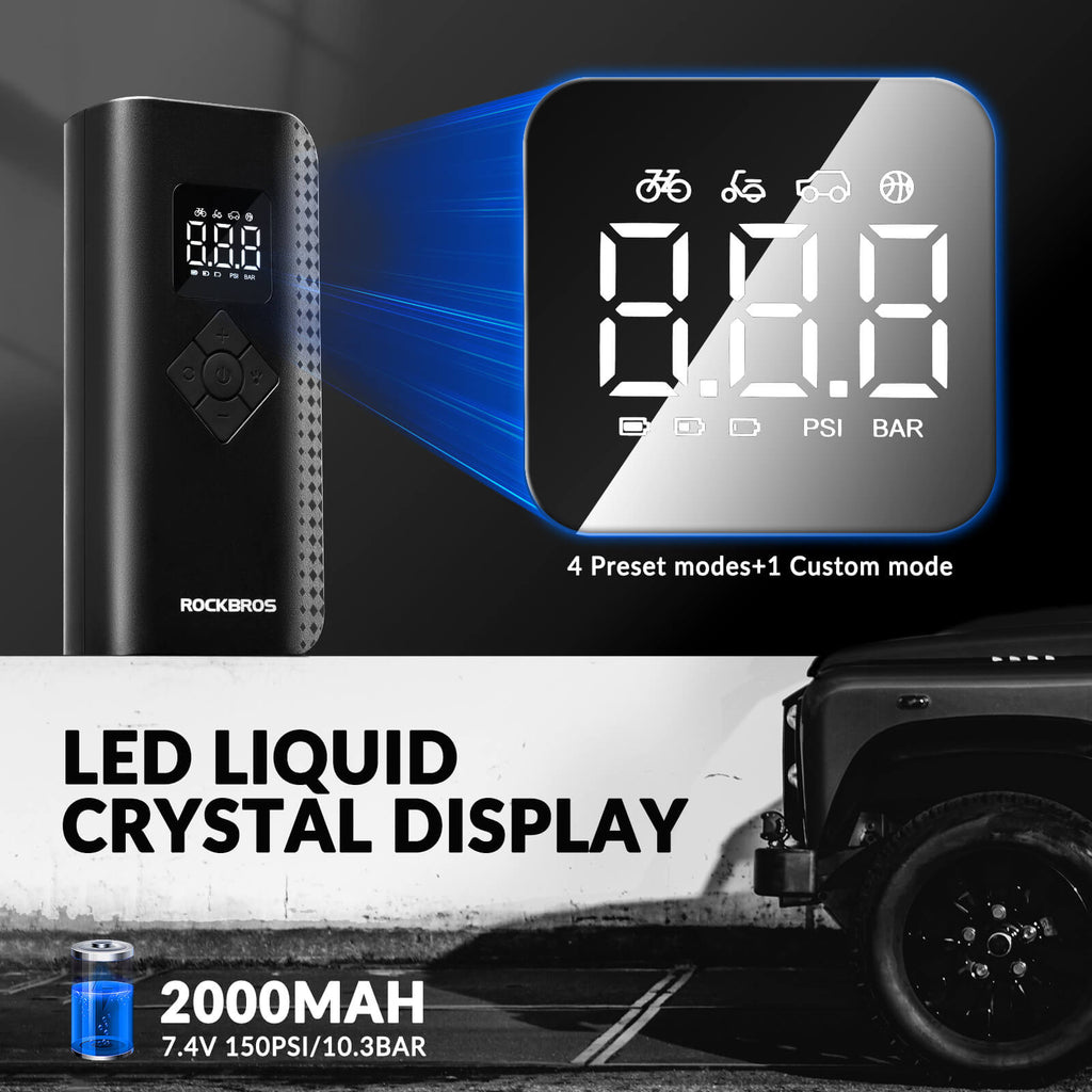 A13 Mini Electric Air Bike Tire Pump 150PSl