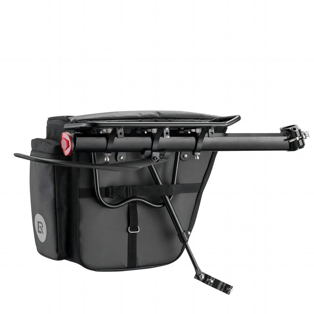 Rear Bicycle Cargo Rack with Mudguard Tool-Free Quick Install