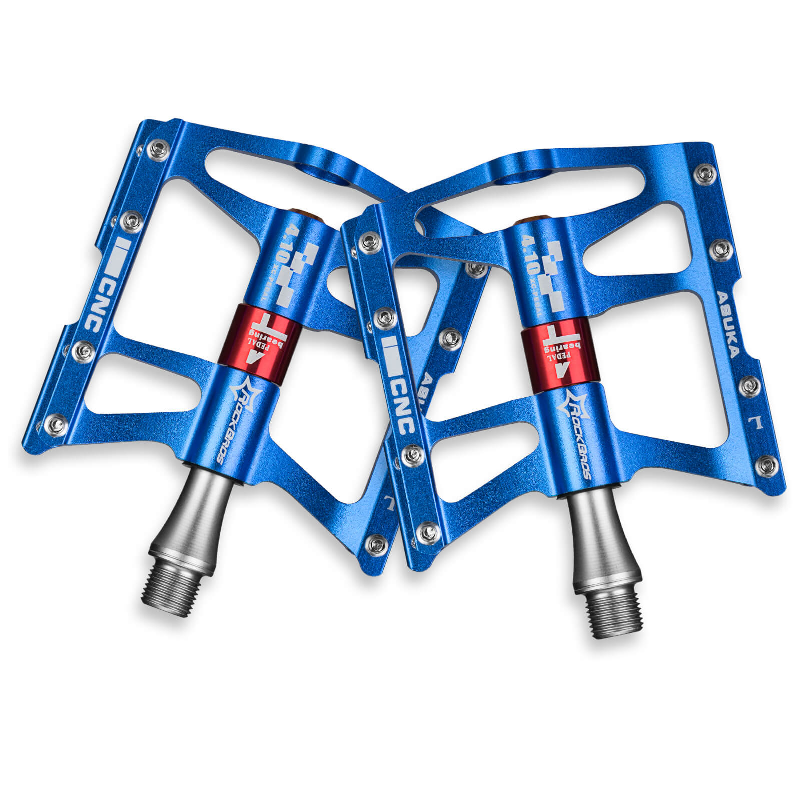 Aluminum Alloy 4 Bearings Mountain Bike Pedals