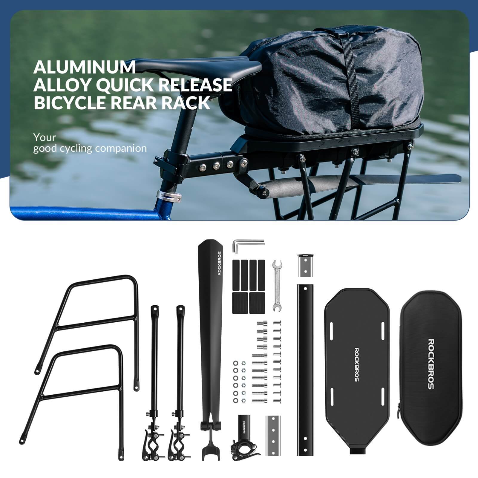 Quick Release Bike Rear Rack