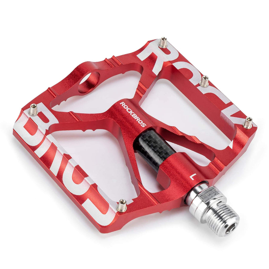 ROCKBROS Aluminum Bike Pedals Non-Slip 9/16 Platform MTB Pedals
