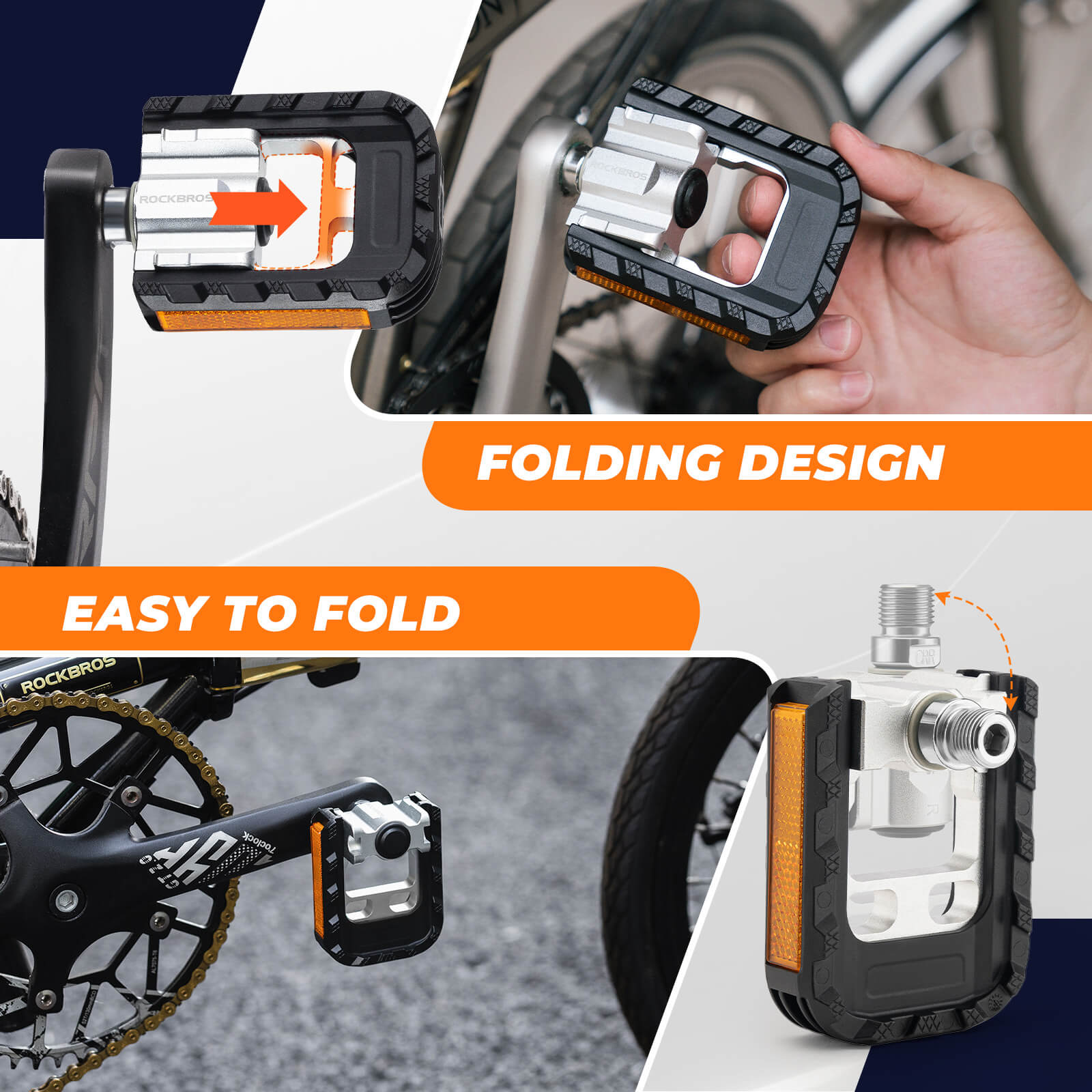 Aluminum Folding Bike Pedals