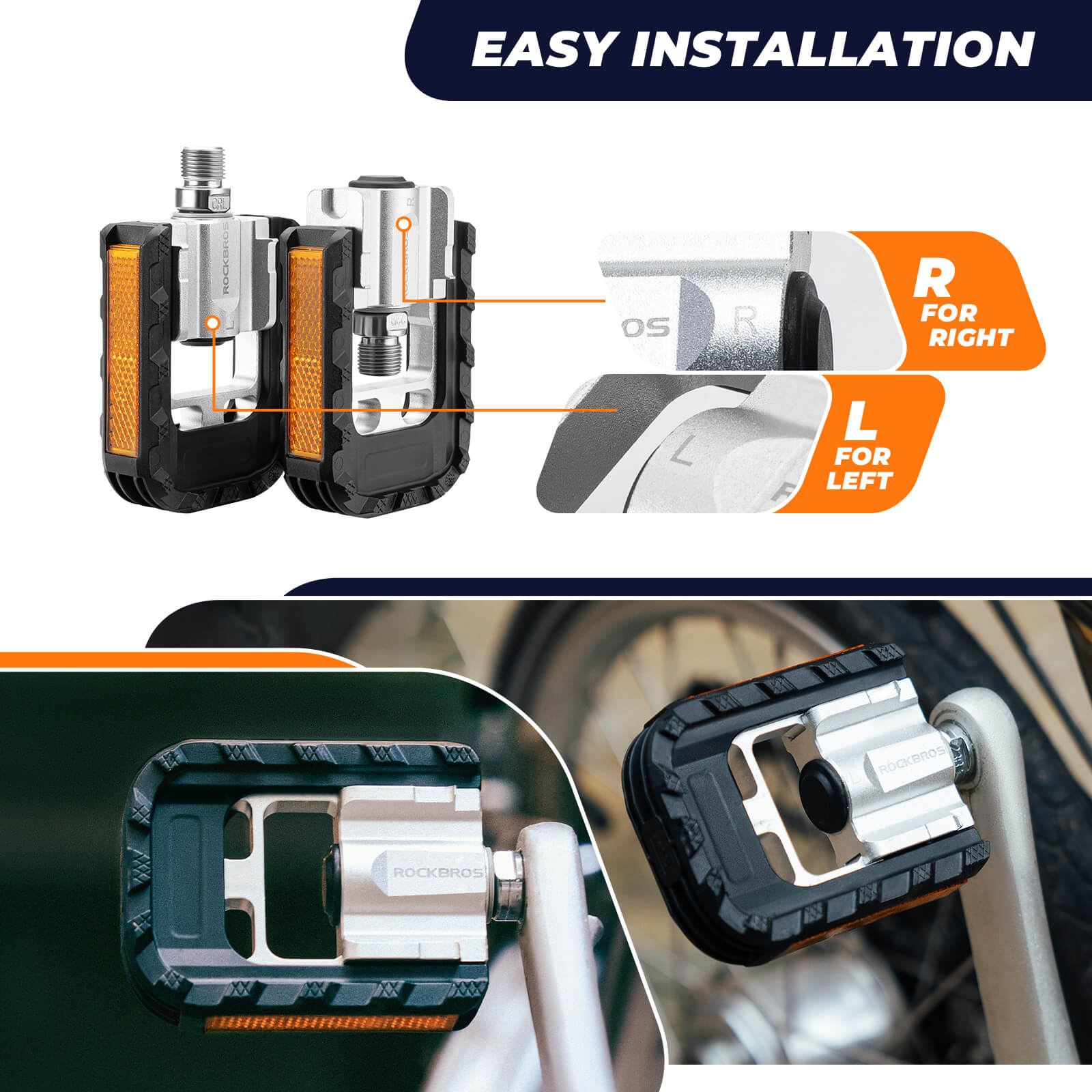 Aluminum Folding Bike Pedals