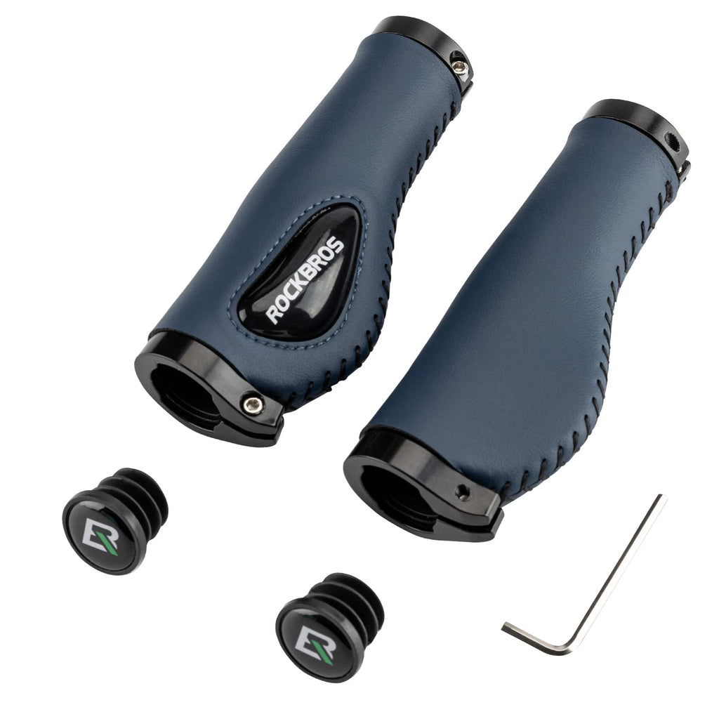 Bike Handle Grips Ergonomics Design Soft Gel Dual Lock