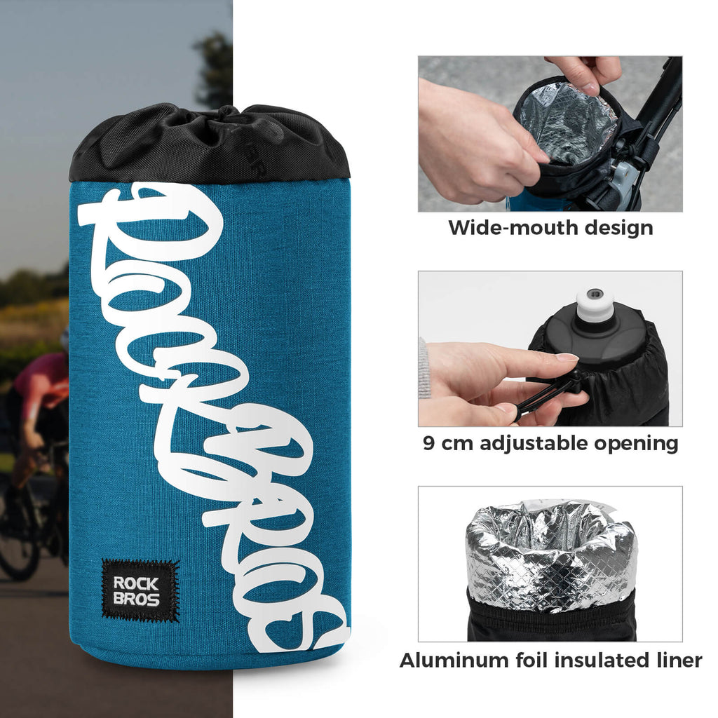 FlashRide Sketch Bike Handlebar Water Bottle Bag - 1L