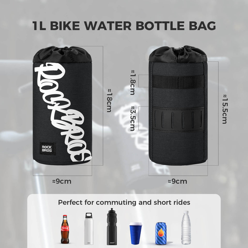 FlashRide Sketch Bike Handlebar Water Bottle Bag - 1L