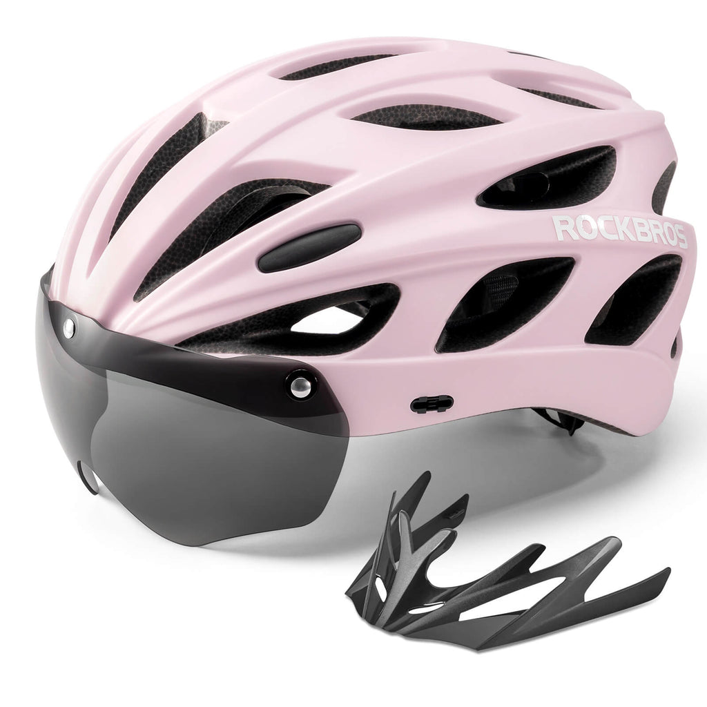 Pottier Bike Helmet with Visor and Goggles