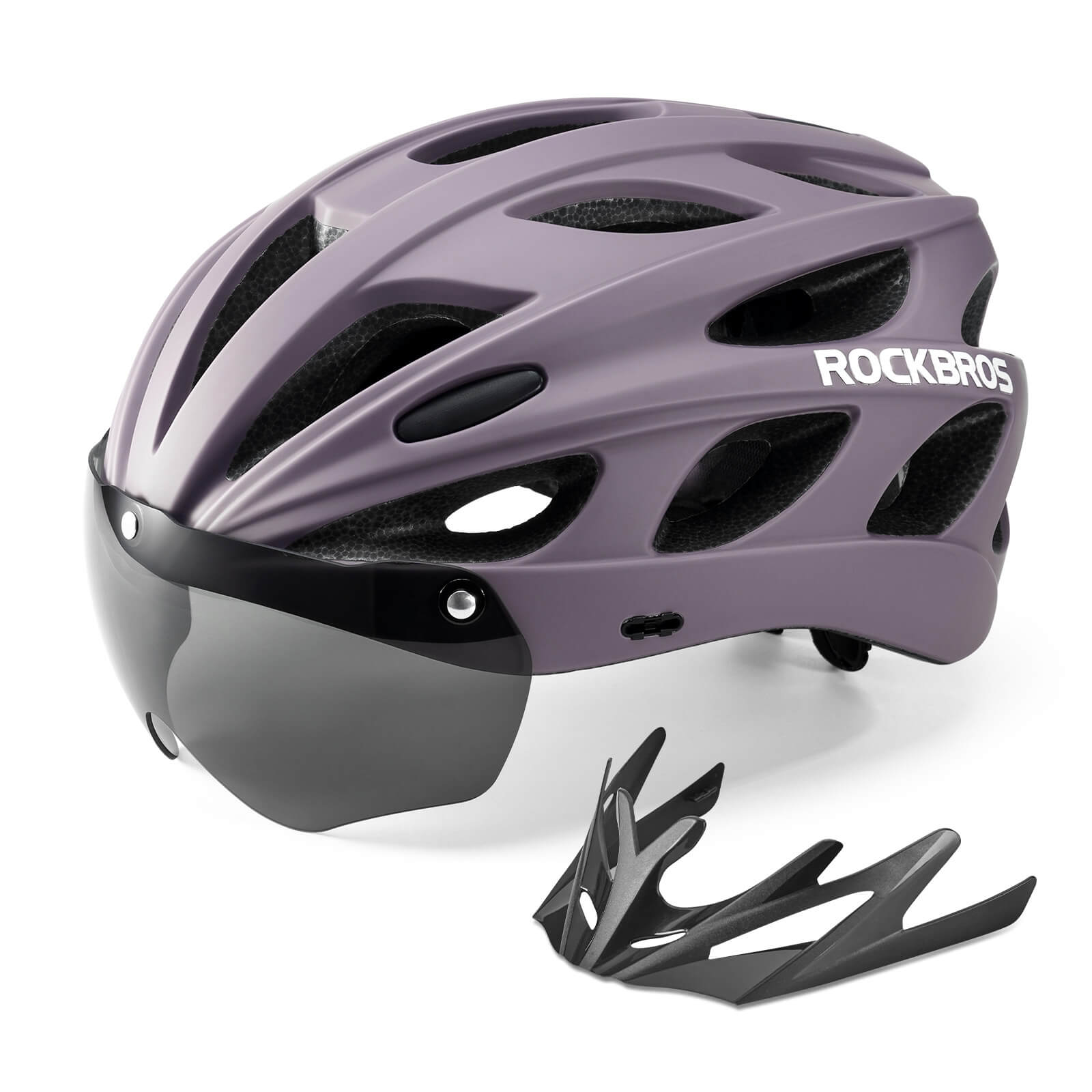 Pottier Bike Helmet with Visor and Goggles