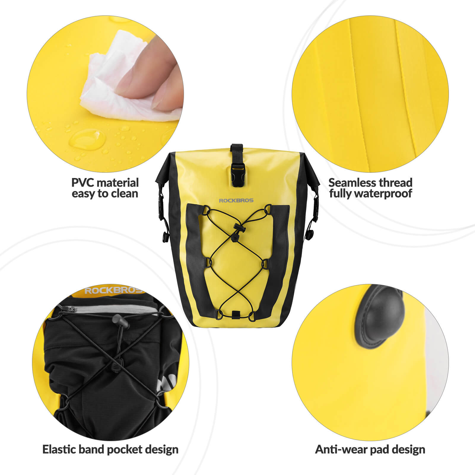 Waterproof Bike Pannier - 27L