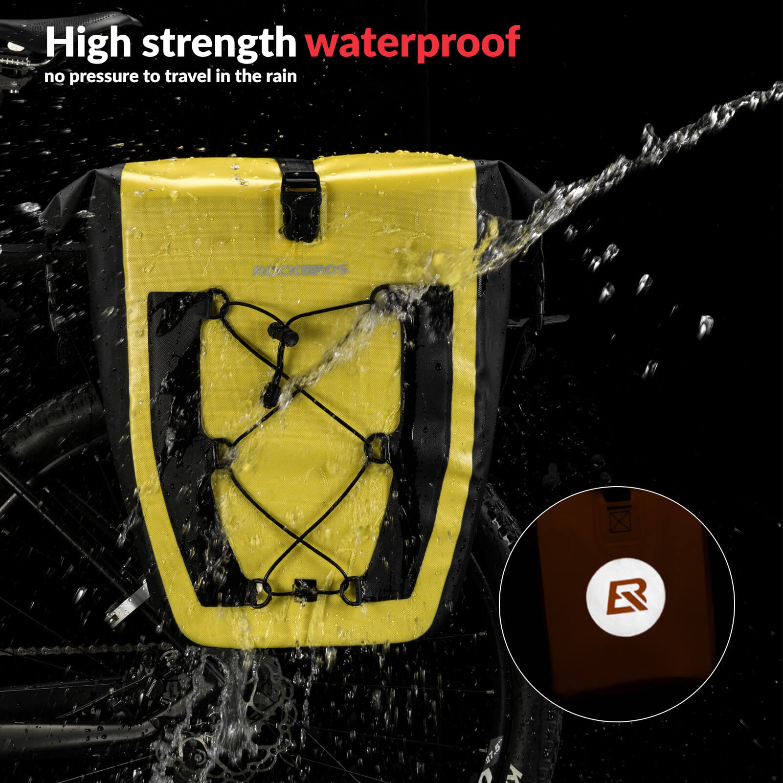 Waterproof Bike Pannier - 27L