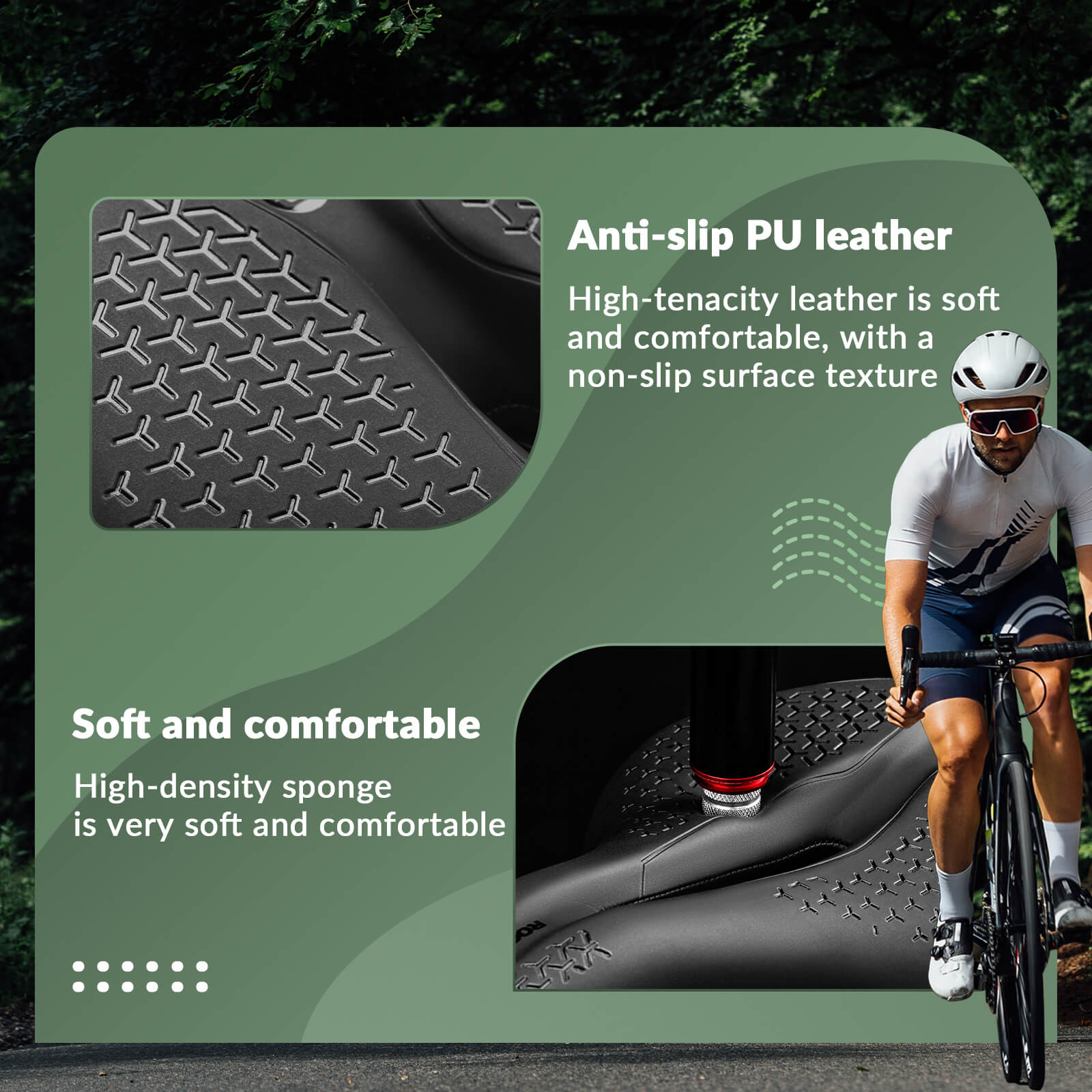 Bike Saddle Comfortable Hollow