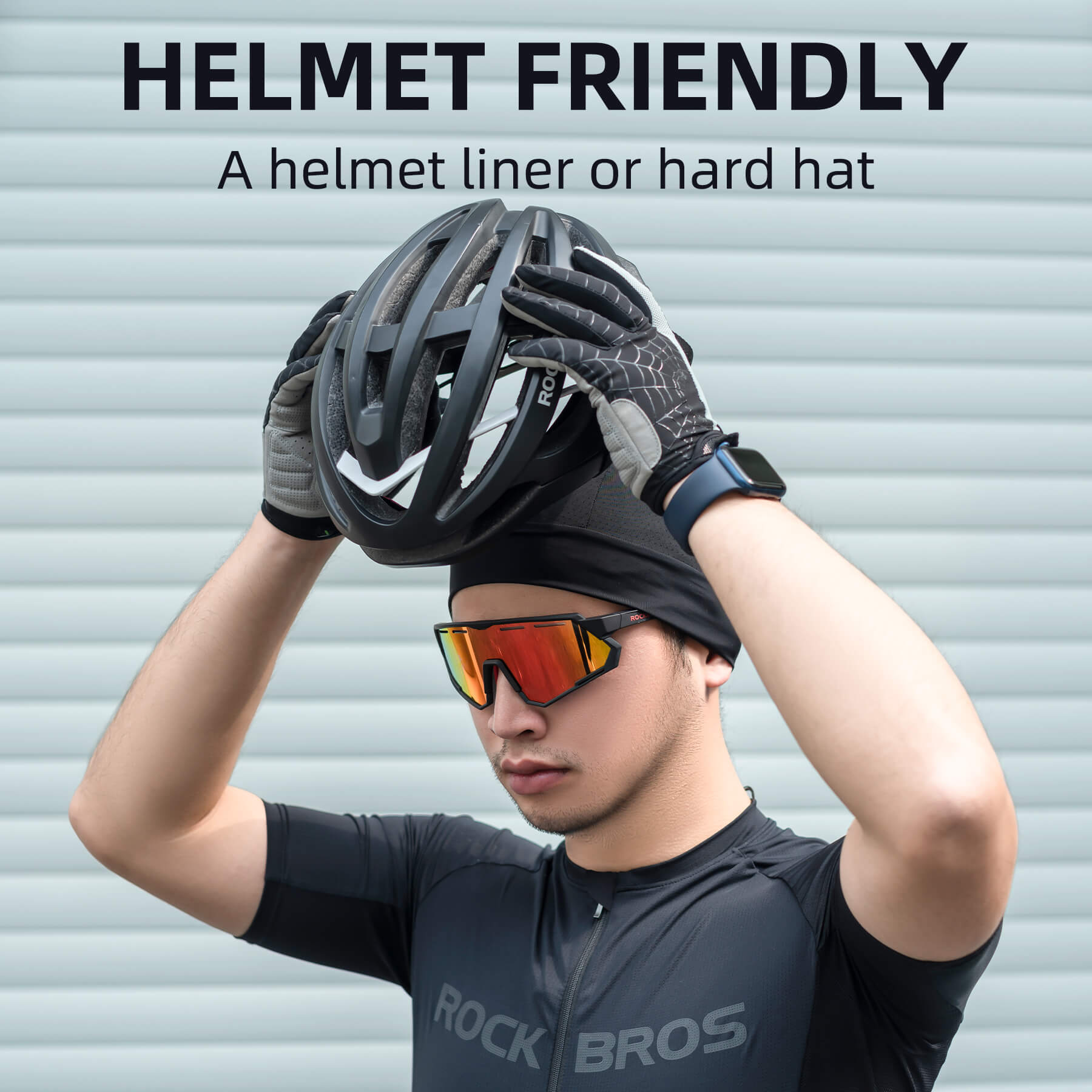 ROCKBROS Cooling Helmet Liner Beanie Mesh Cycling Running Hat