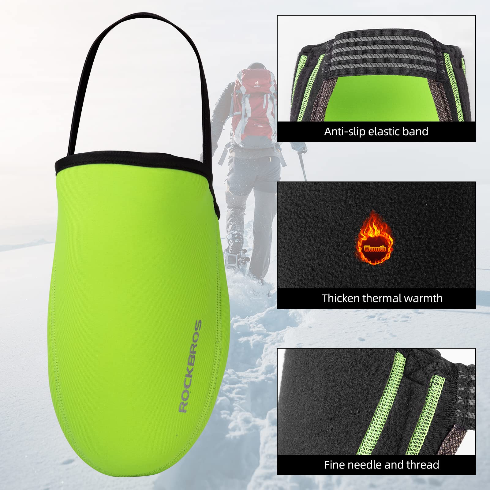 Cycling Shoe Toe Covers Unisex Cold Weather Overshoes