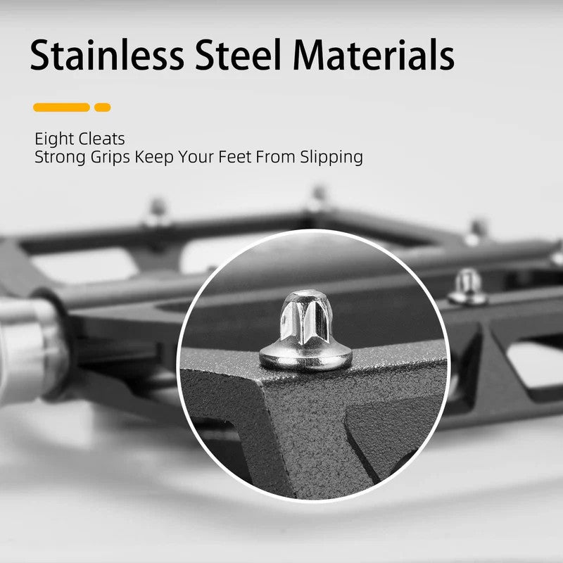 Dual-Use Clipless & Flat Bike Pedals