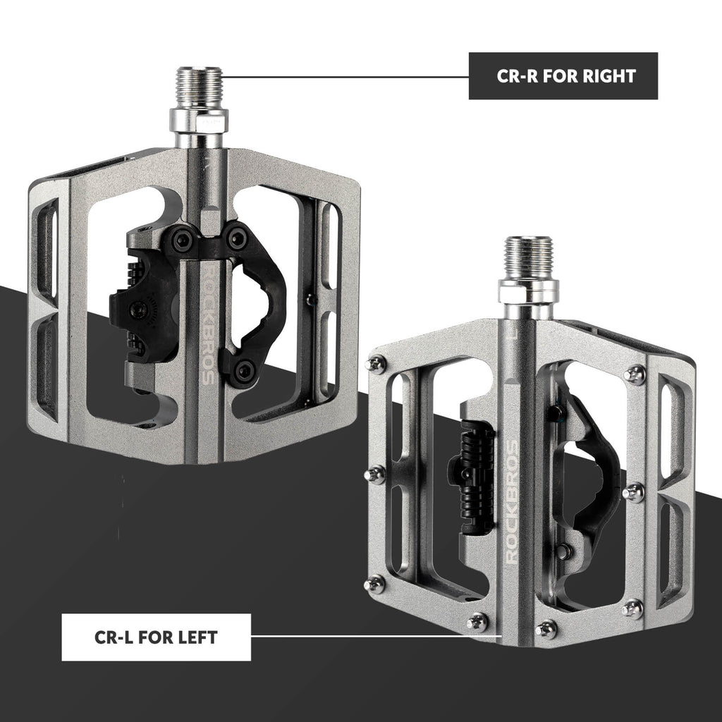 Dual-Use Clipless & Flat Bike Pedals