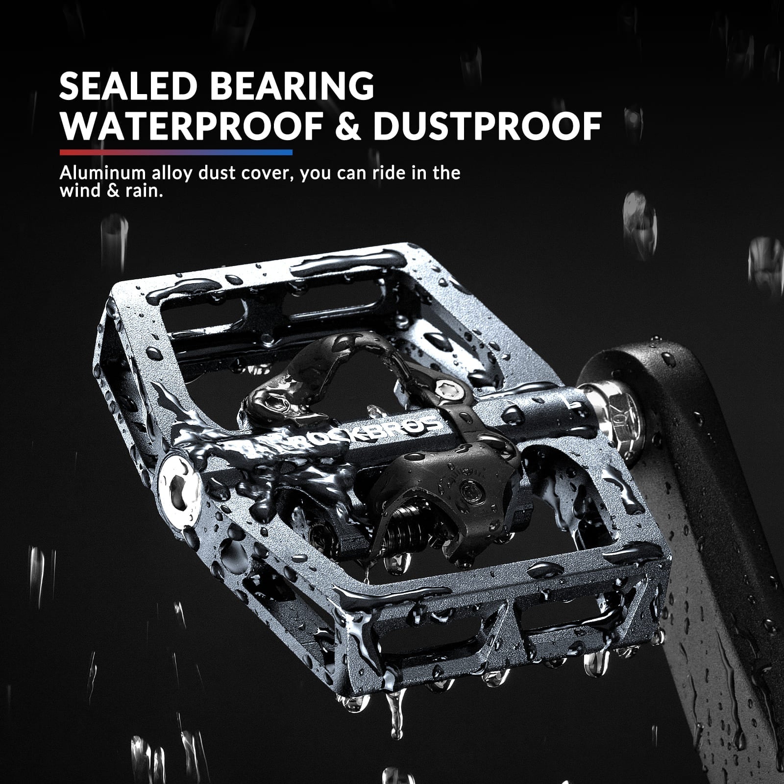 Dual-Use Clipless & Flat Bike Pedals