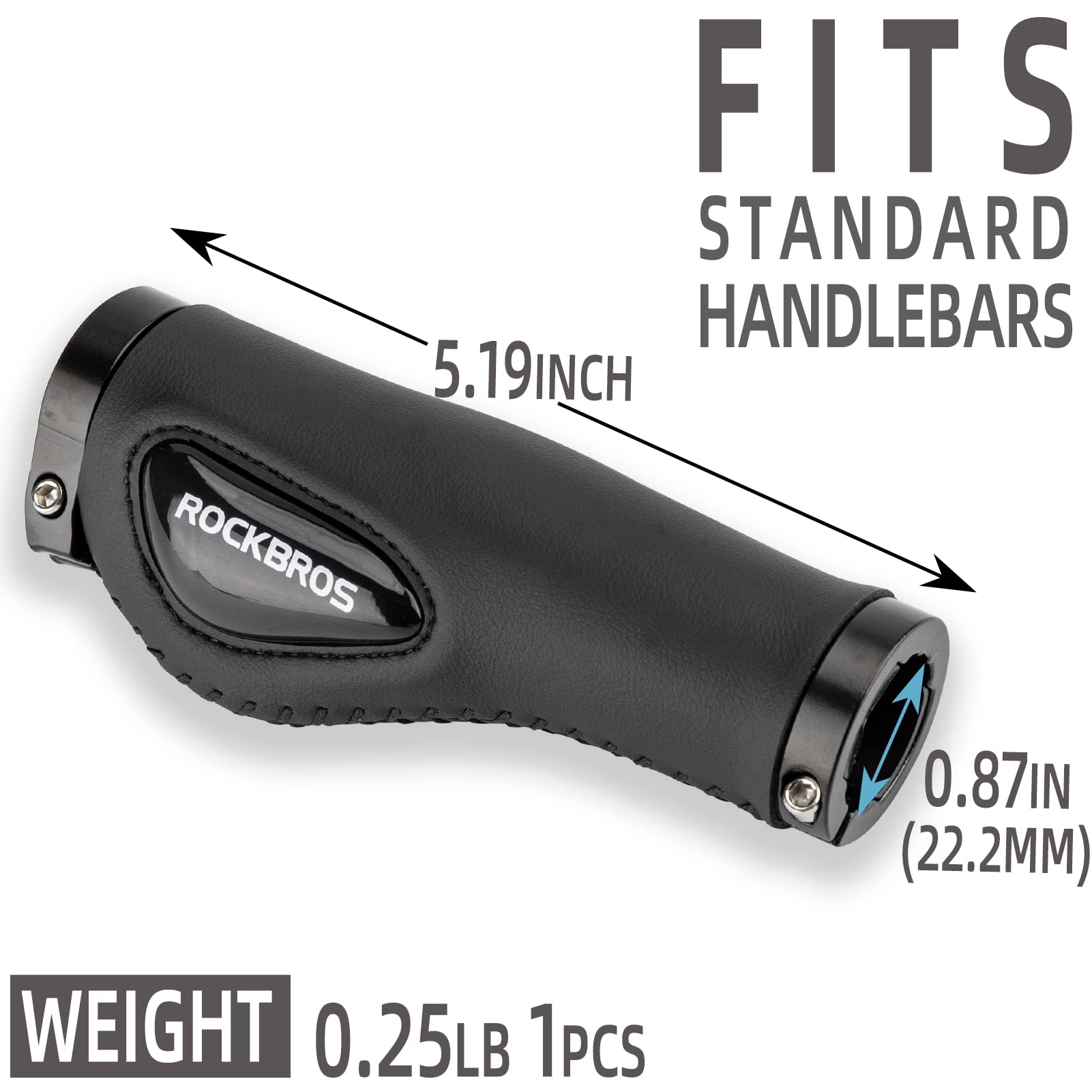 Bike Handle Grips Ergonomics Design Soft Gel Dual Lock