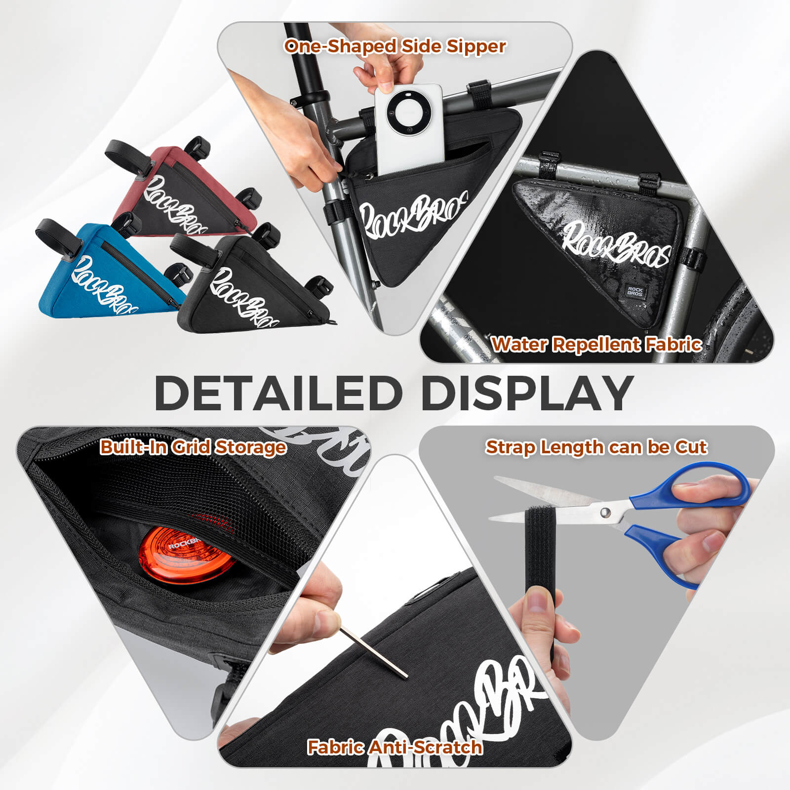 FlashRide Sketch Bike Triangle Bag - 0.8L