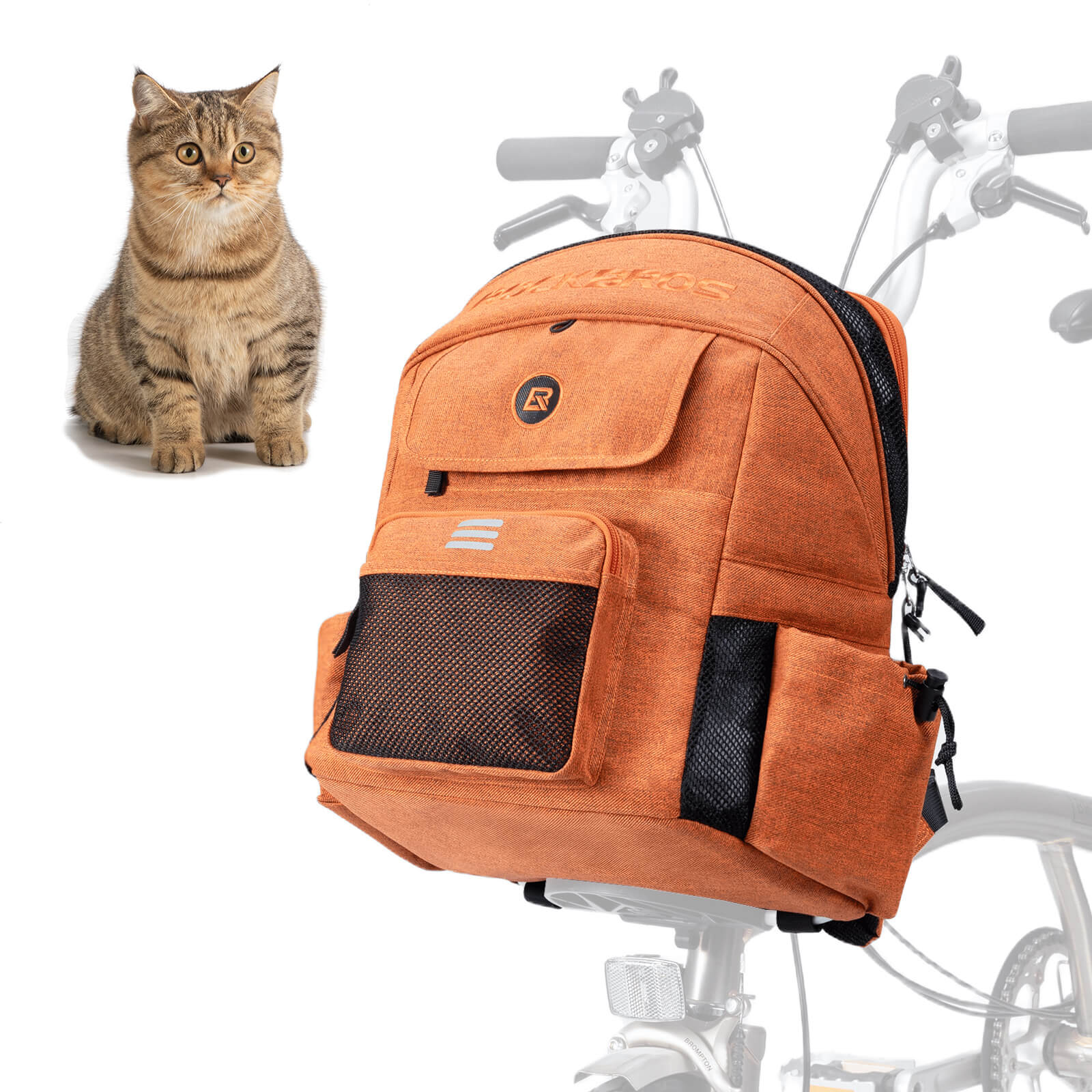 Brompton Foldable Pet Handlebar Bike Bag - 21L