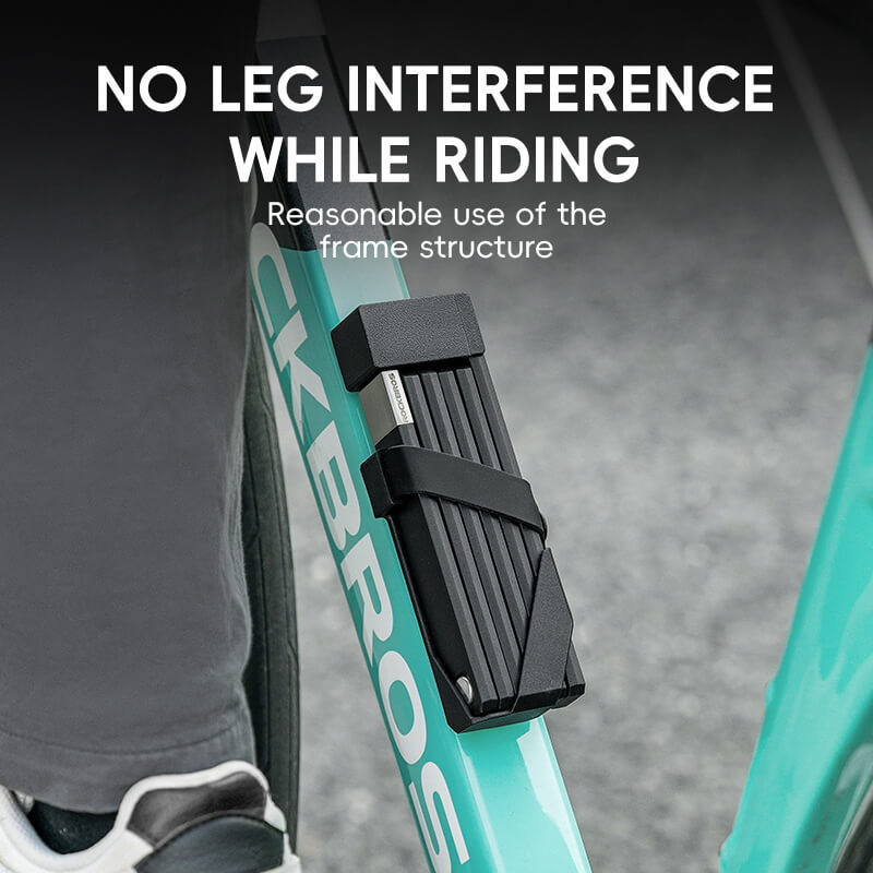 ROCKBROS Folding Bike Lock Key Type Anti-Theft Bicycle Lock