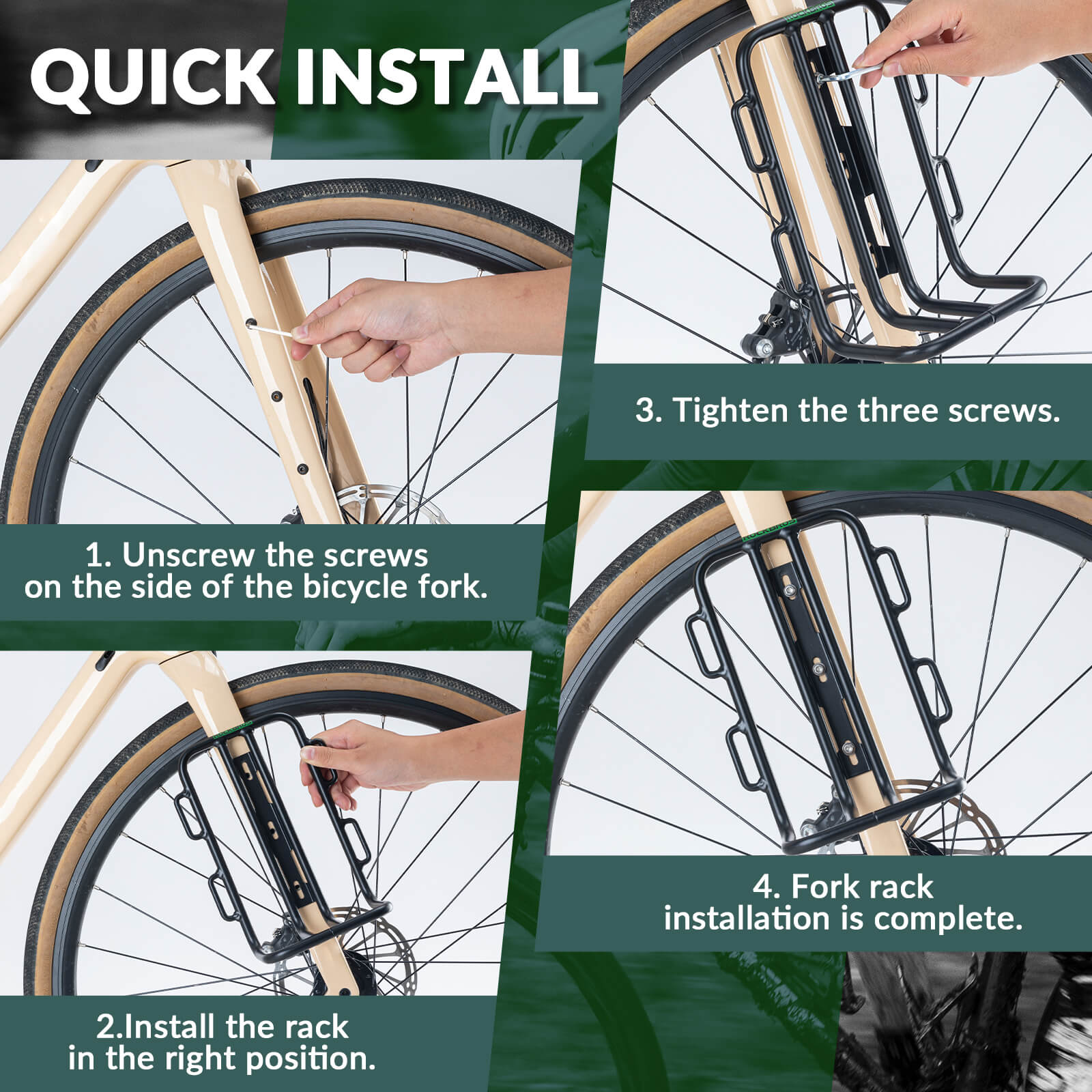 Front Fork Bike Rack