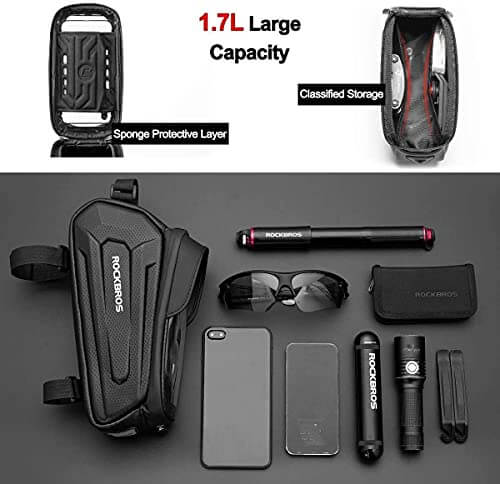 Hard-Shell Bike Top Tube Phone Bag