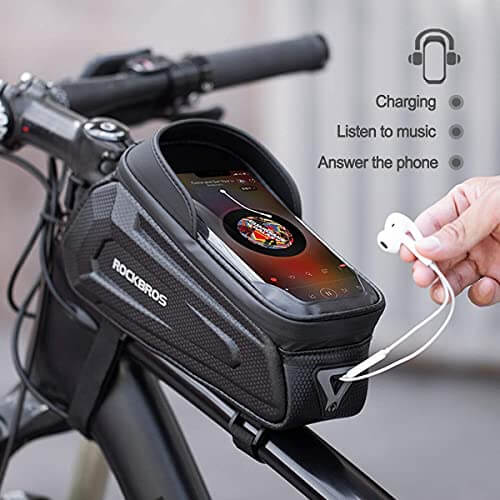 Hard-Shell Bike Top Tube Phone Bag