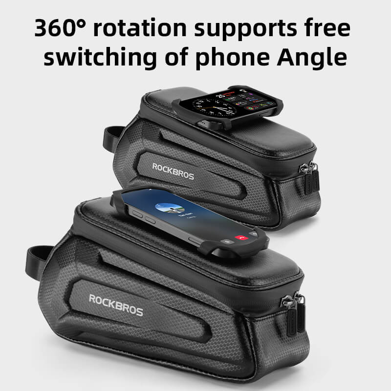Hard-Shell Top Tube Bike Phone Bag