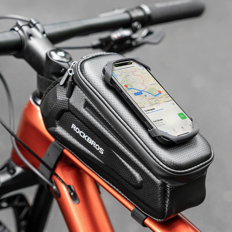 Hard-Shell Top Tube Bike Phone Bag