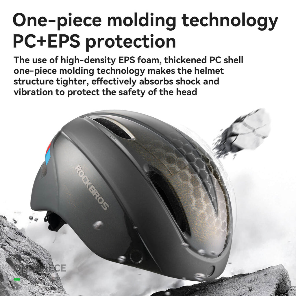 Trussier Magnetic Goggles Bike Helmet