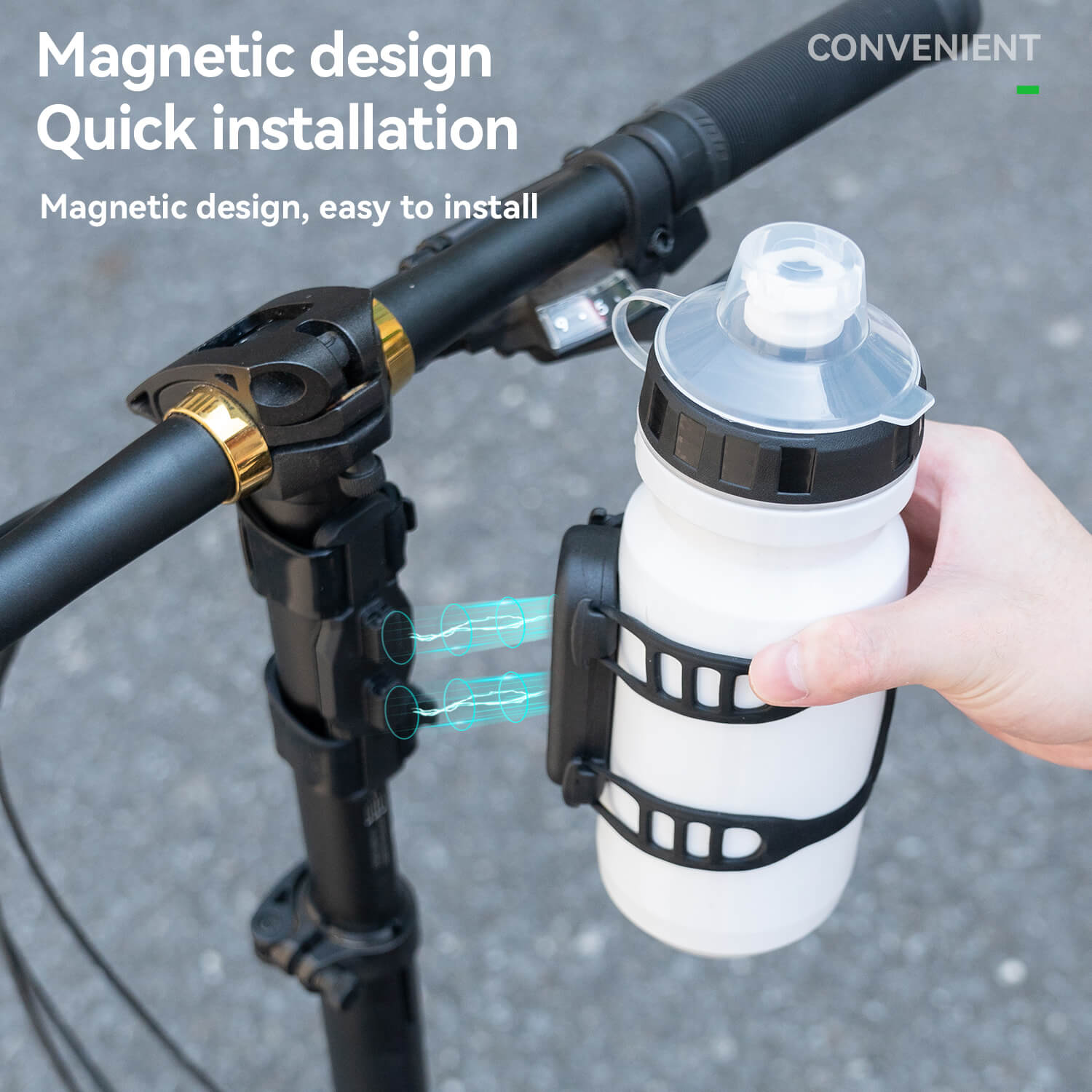 Magnetic Bike Water Bottle Holder