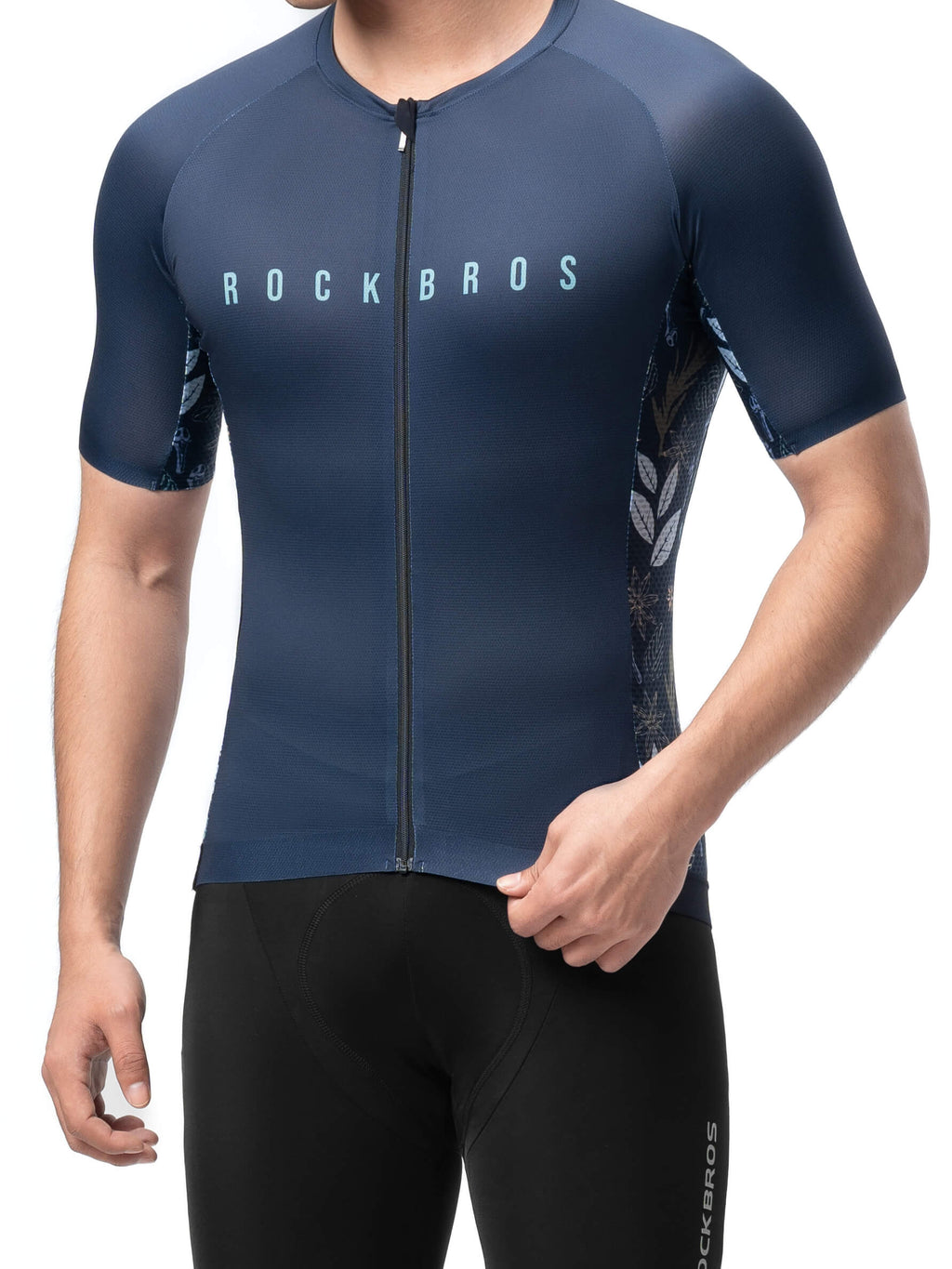 Men's Birds & Flowers Short-Sleeve Cycling Jersey