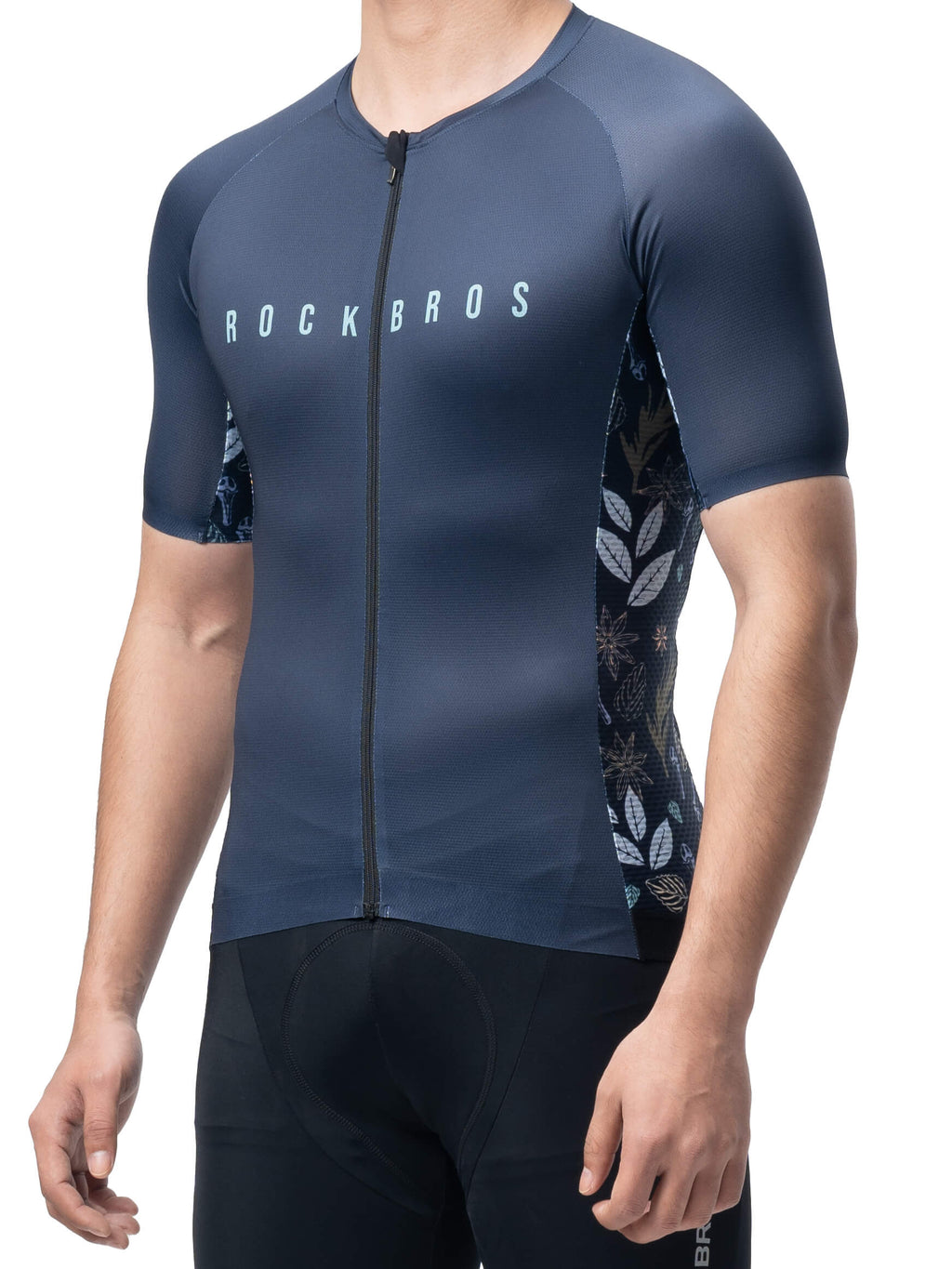 Men's Birds & Flowers Short-Sleeve Cycling Jersey